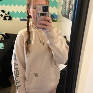 Carhartt Women's light pink Hoodie